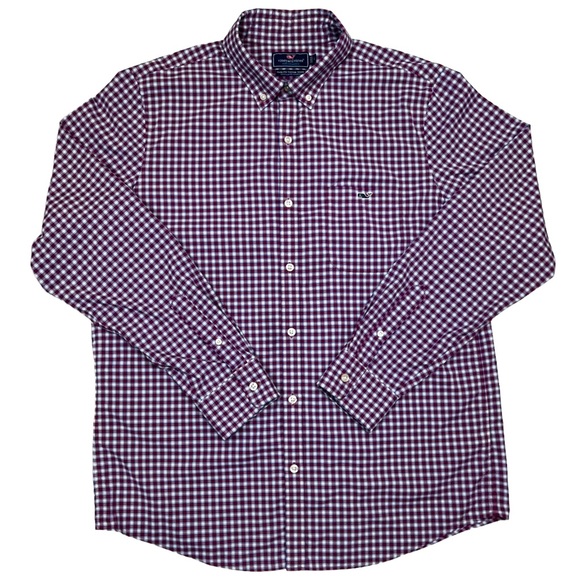 Vineyard Vines Performance‎ Slim Fit Tucker Shirt Lightweight Men’s Large - Picture 6 of 7